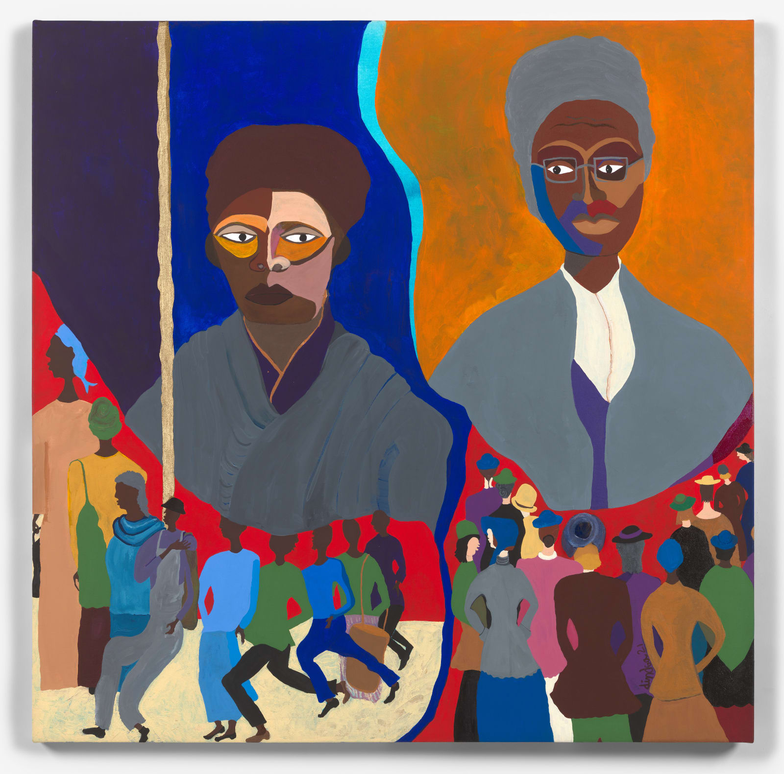 Dindga McCannon, Harriet Tubman and Sojourner Truth - Warriors, 2021