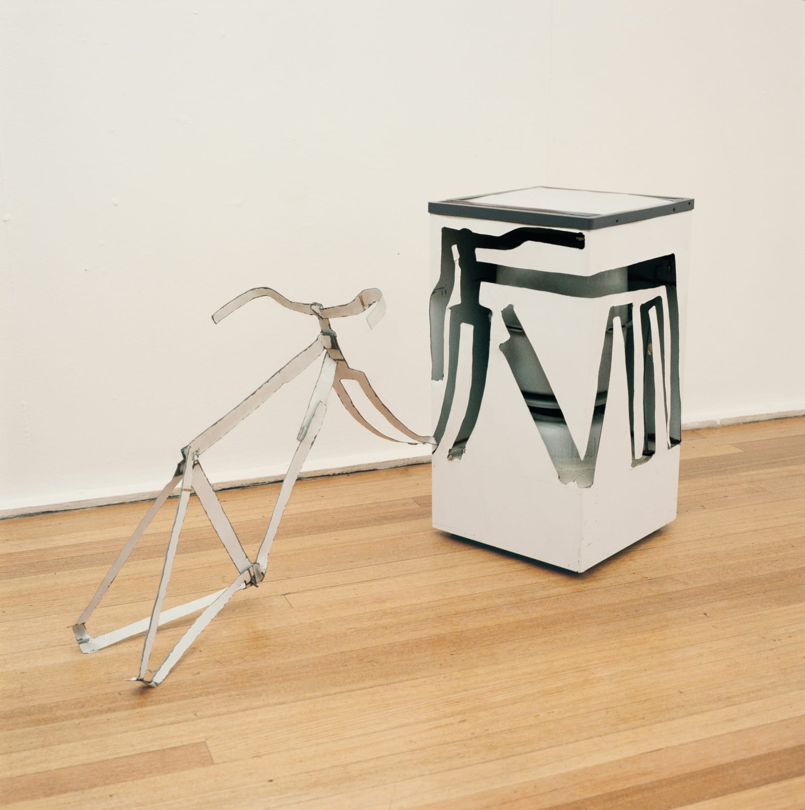 Bill Woodrow, Spin Dryer with Bicycle Frame including Handlebars, 1981