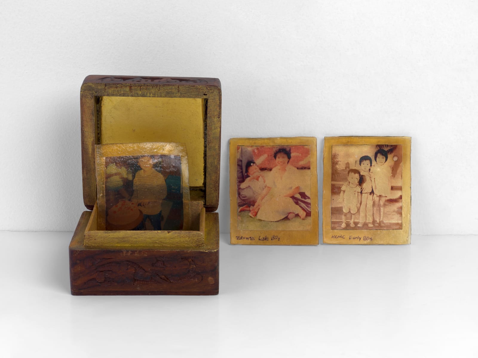 KV Duong, Memory Box (Engraved Wood), 2025