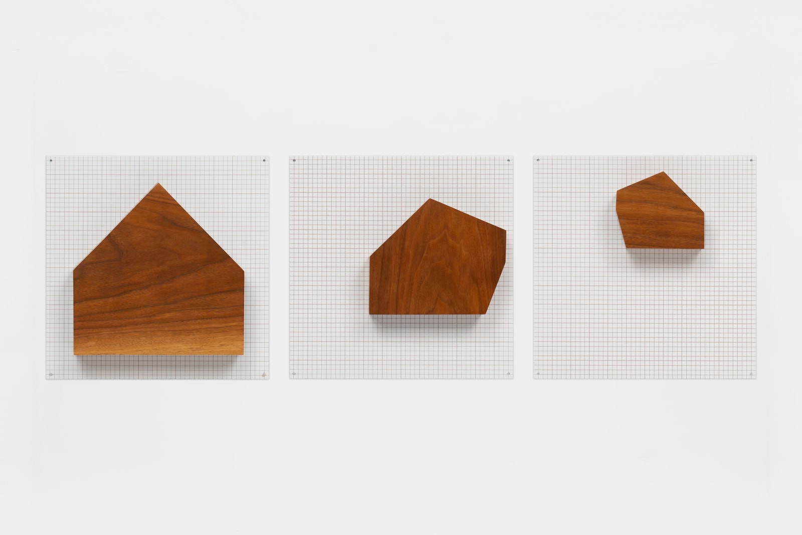 Jennifer Bartlett, Untitled (Three Wood Houses), 2002