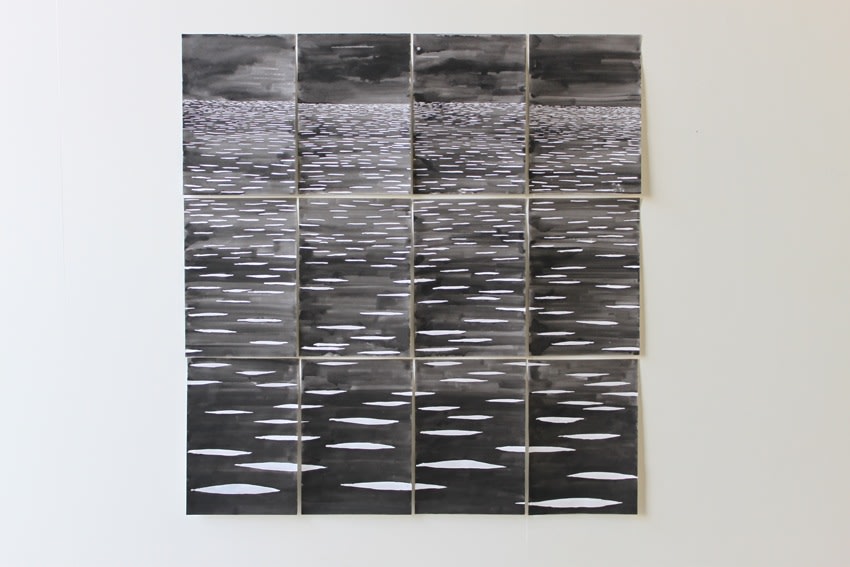 Tania Kovats, Sea Mark (Black), 2014