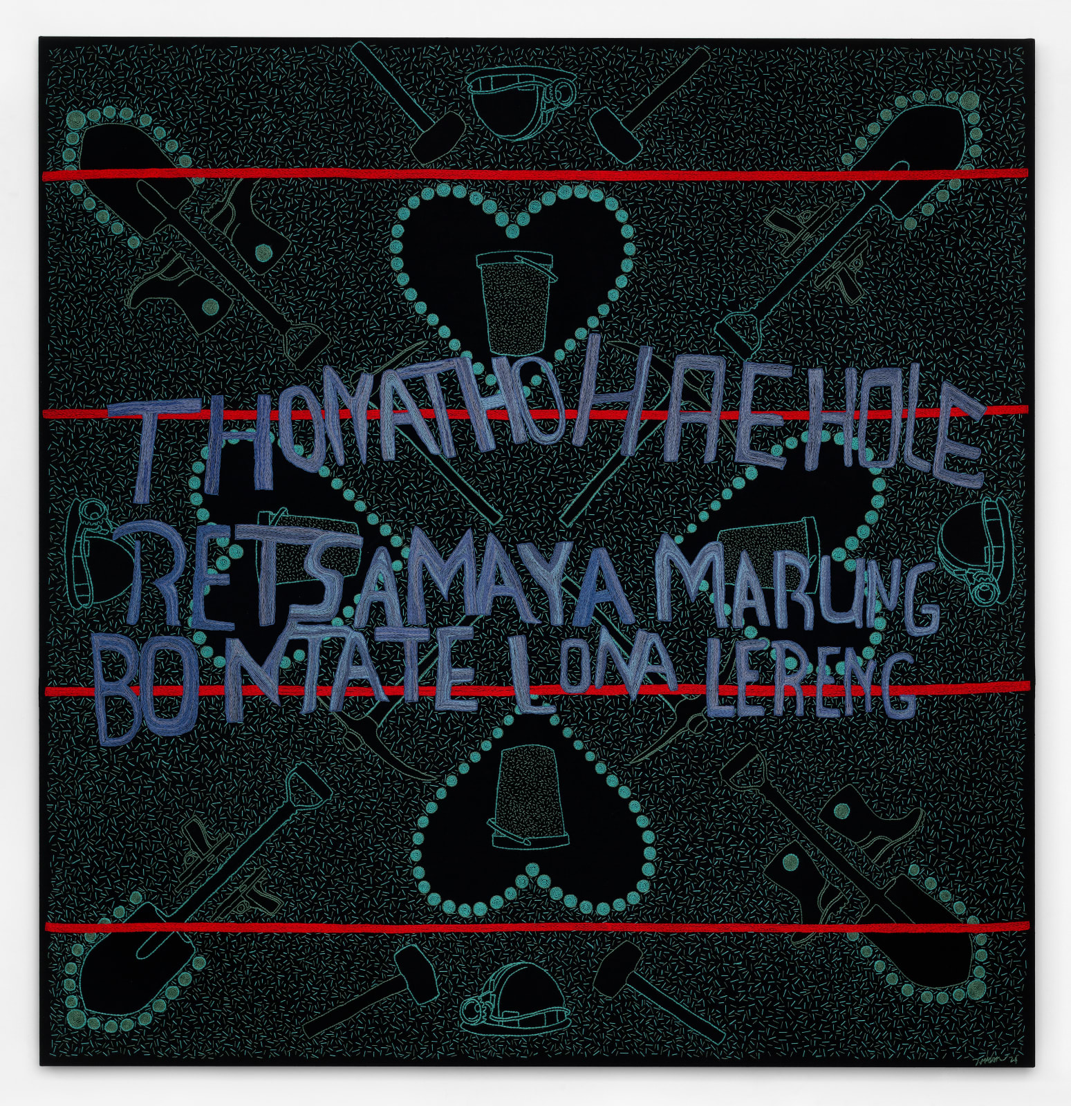 Tamar Mason, Zama Zama Blanket, 2024