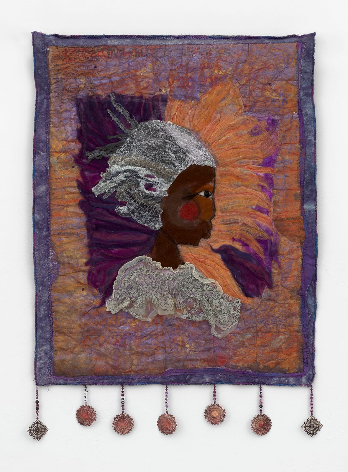 Dindga McCannon, Words Form the Threads of Our Experiences, 2015