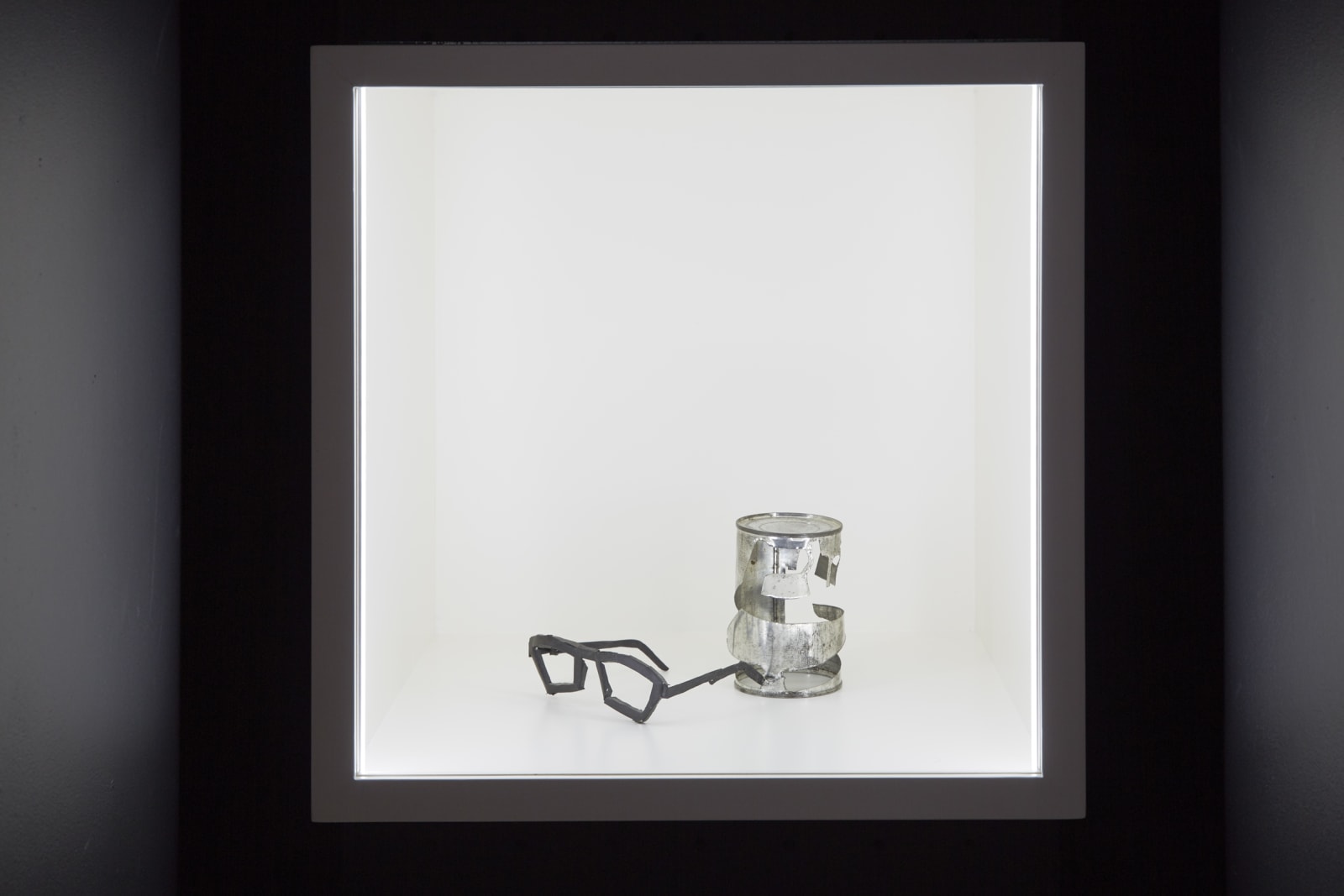 Bill Woodrow, Bean Can with Spectacles, 1981