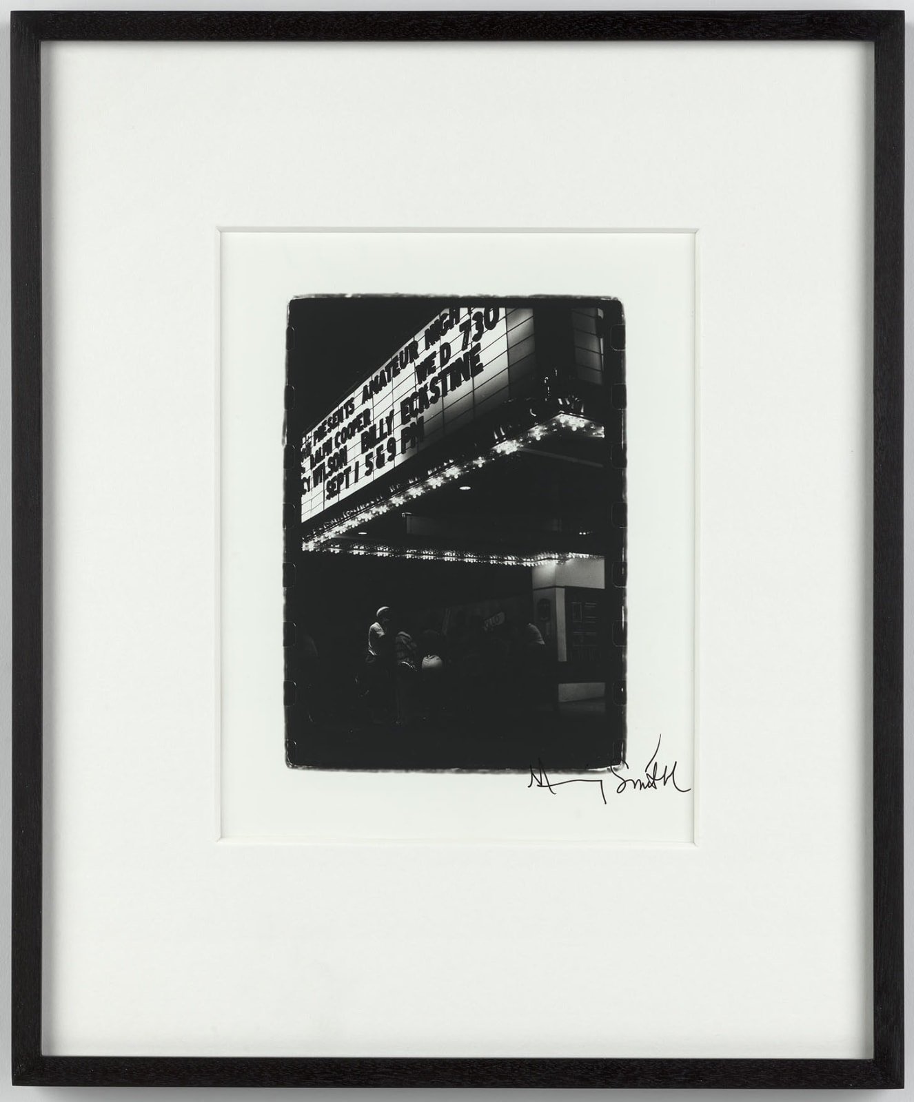 Ming Smith, Billboard at the Apollo Theater (Invisible Man series), 1988-91