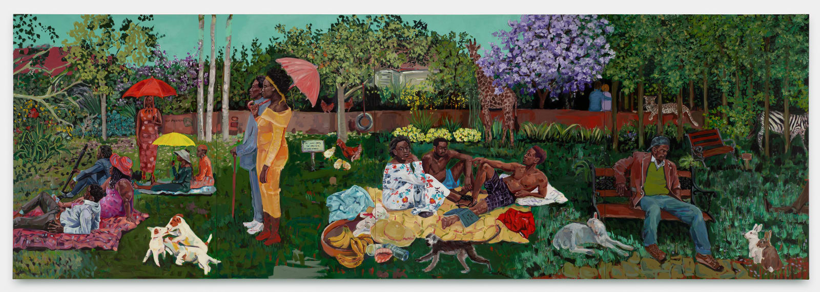 Wangari Mathenge, Home Sweet Home (After Seurat, Manet and Pippin), 2023