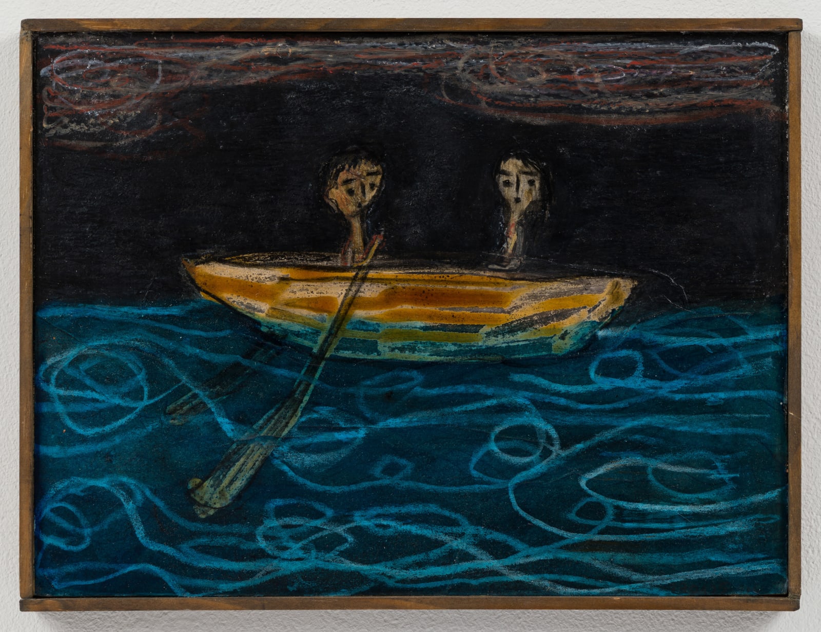 Masao Nakahara, Boat sinking at night, 2025