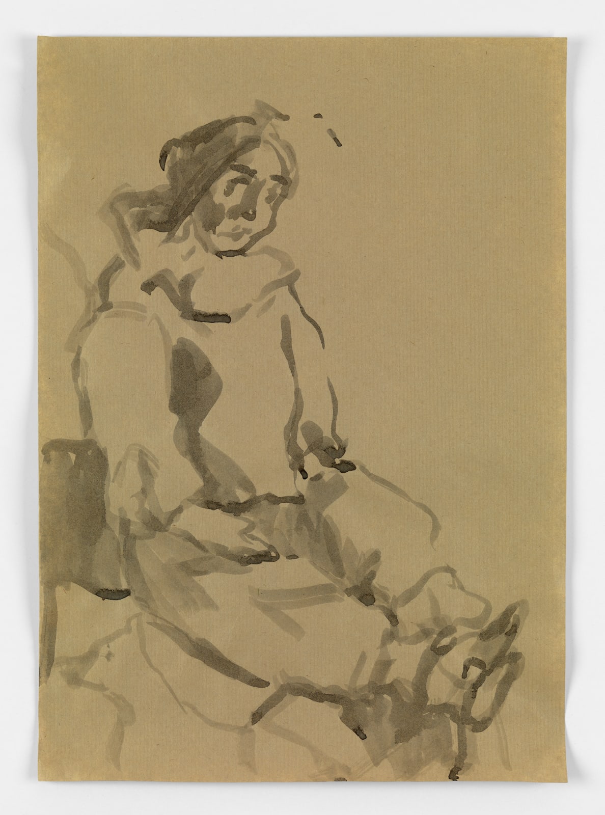 Liorah Tchiprout, In between there are doors I (study after Watteau), 2025