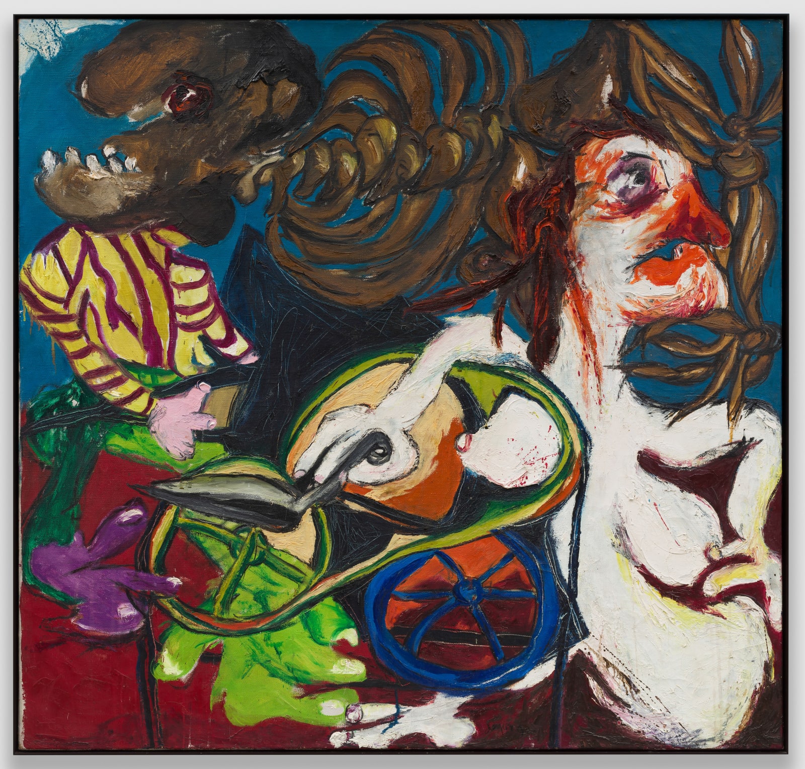 Jacqueline de Jong, Scharesliep (Suicidal Painting Series), 1965