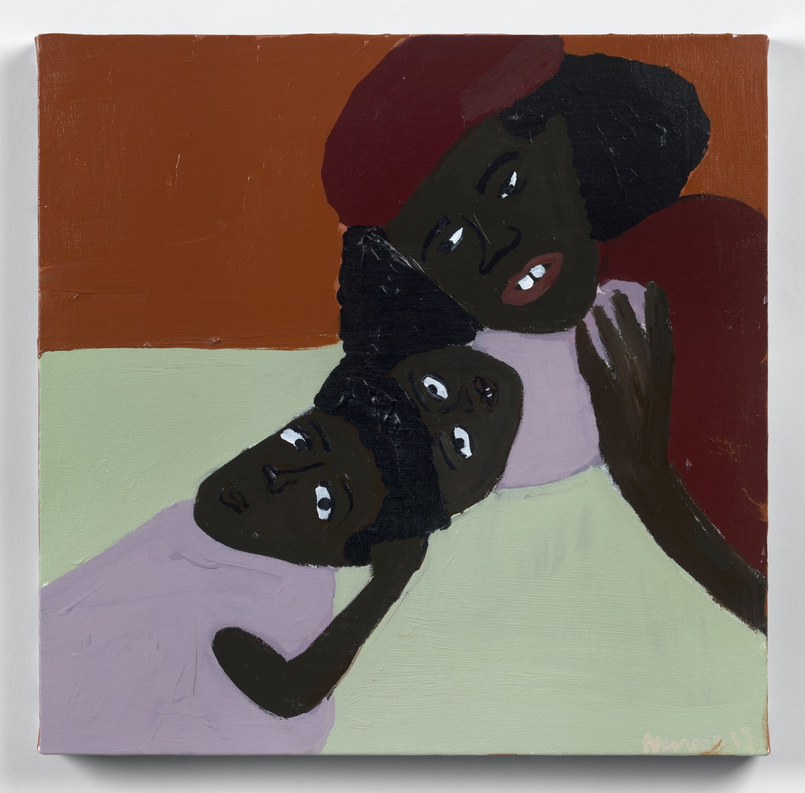 Cassi Namoda, Untitled (Conjoined Twins), 2019