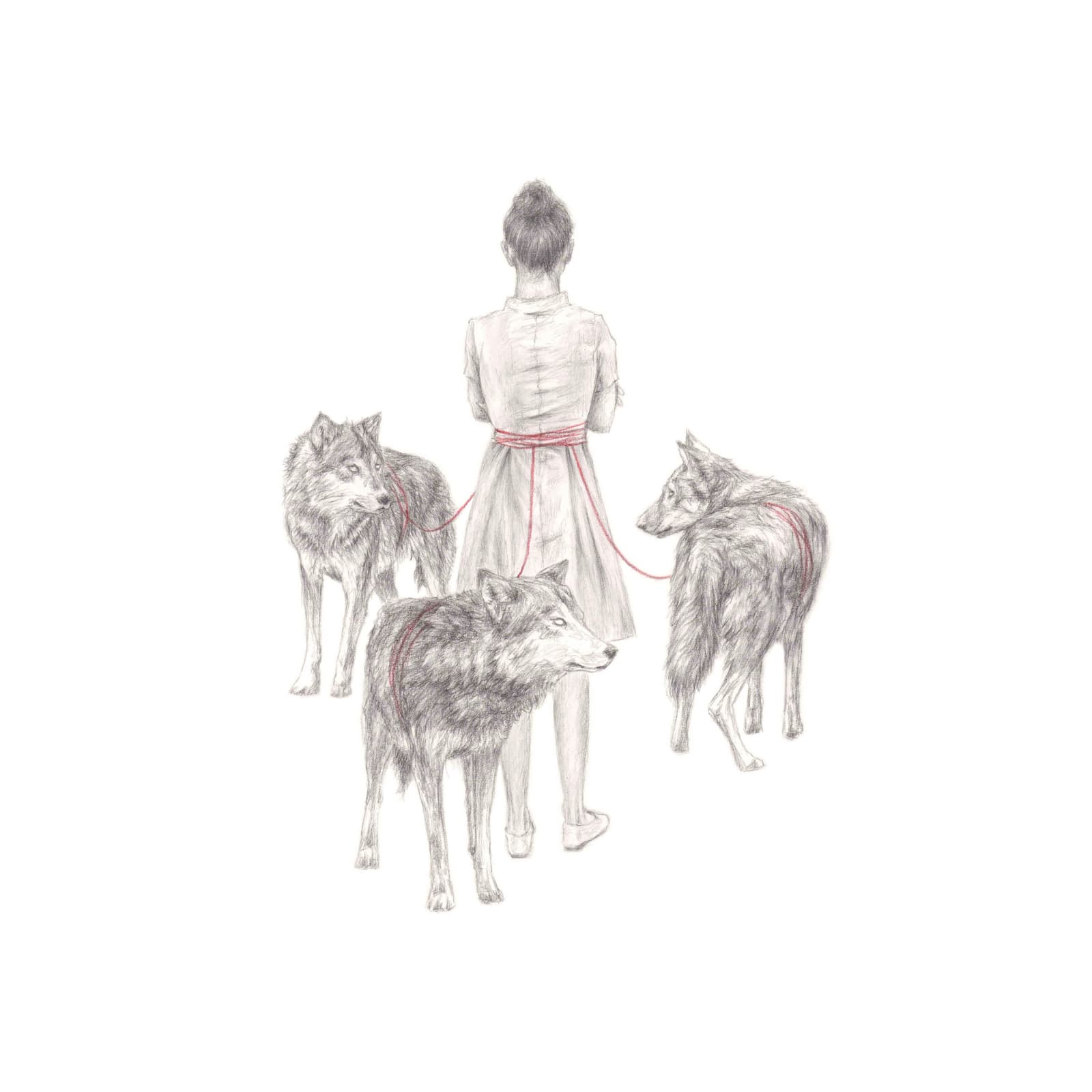 Rachel Goodyear, Maypole (Wolves), 2022