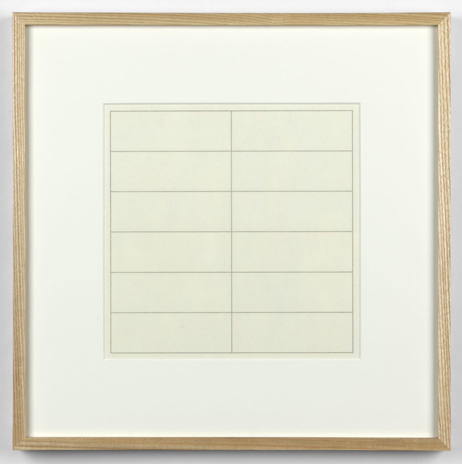 Agnes Martin, Untitled (On a Clear Day) #3, 1973
