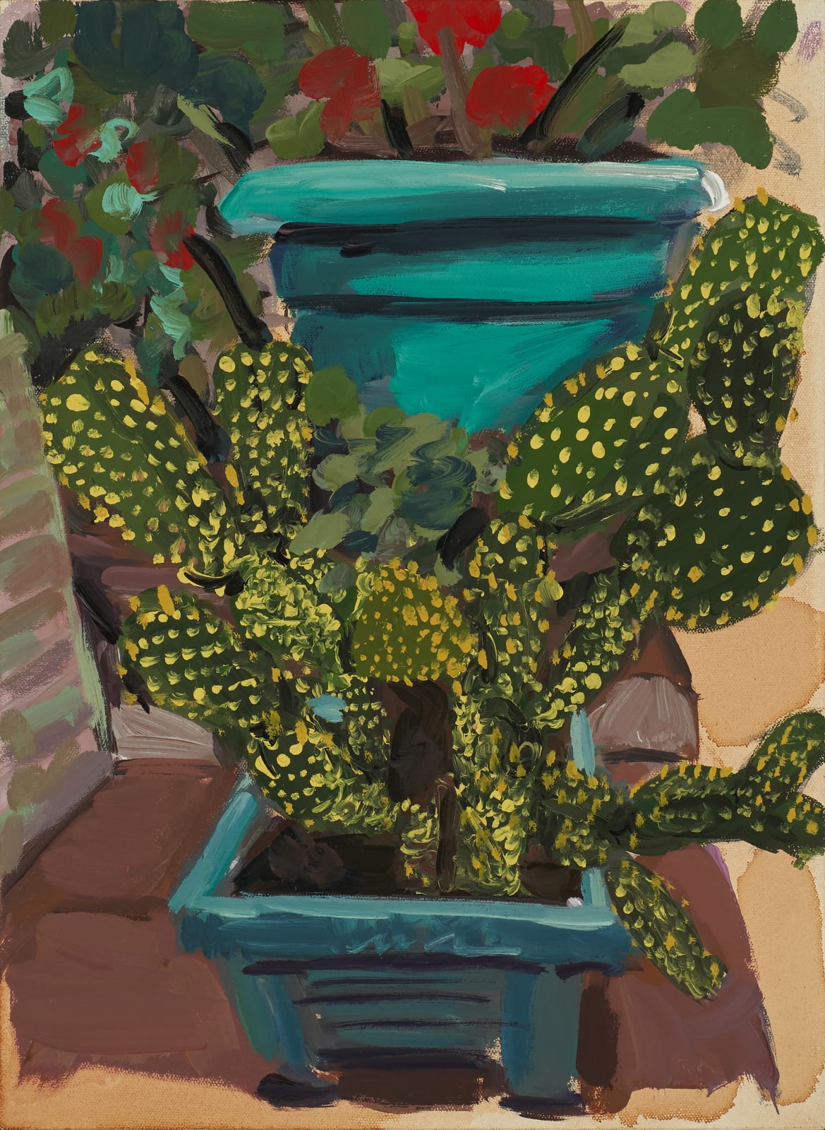 Wangari Mathenge, A Day of Rest (for the Bunny Ear Cactus), 2023