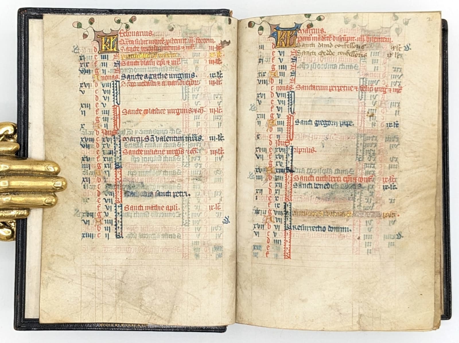 [English medieval Breviary], Breviary and Liturgical Psalter, use of Sarum. Illuminated manuscript on vellum., c. 1300-1330. Southern England, [possibly Canterbury]