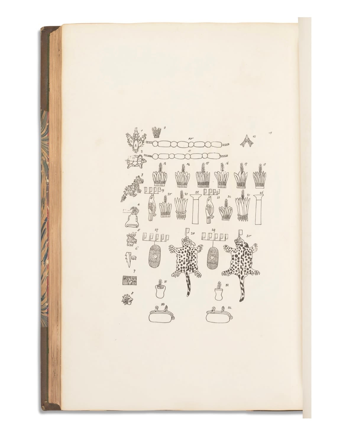 Kingsborough, Edward King, Viscount., Antiquities of Mexico comprising facsimiles of ancient Mexican paintings and hieroglyphics., London: A. Aglio, 1830 [vols I-V]; Robert Havell, Colnaghi Son and Co., 1831 [vols VI-VII]; andHenry G. Bohn, 1848 [vols VIII-IX].