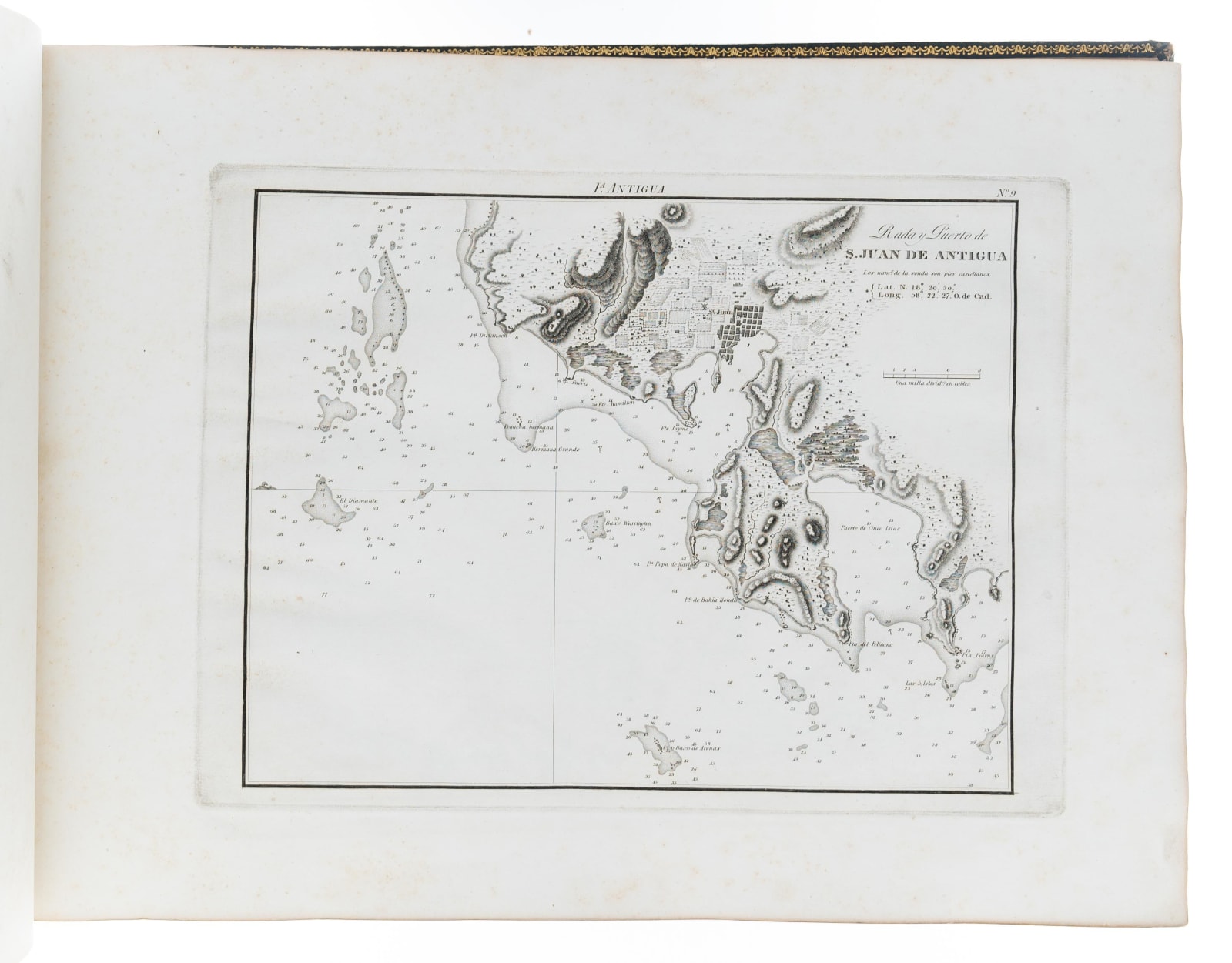 [Portulan], Portulano de la America Setentrional Dividido en quarto partes., Publicado Por Order del Esemo. Sor. D, Guadalupe Victoria Primer Presidente de la Republica Mexicana. 1825. Mexico.