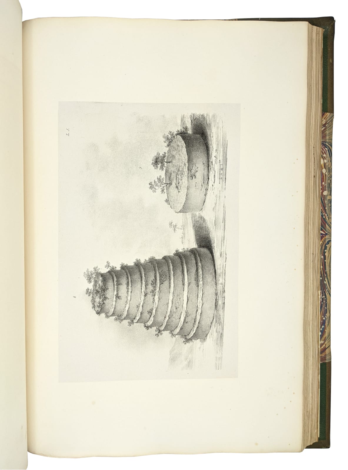 Kingsborough, Edward King, Viscount., Antiquities of Mexico comprising facsimiles of ancient Mexican paintings and hieroglyphics., London: A. Aglio, 1830 [vols I-V]; Robert Havell, Colnaghi Son and Co., 1831 [vols VI-VII]; andHenry G. Bohn, 1848 [vols VIII-IX].