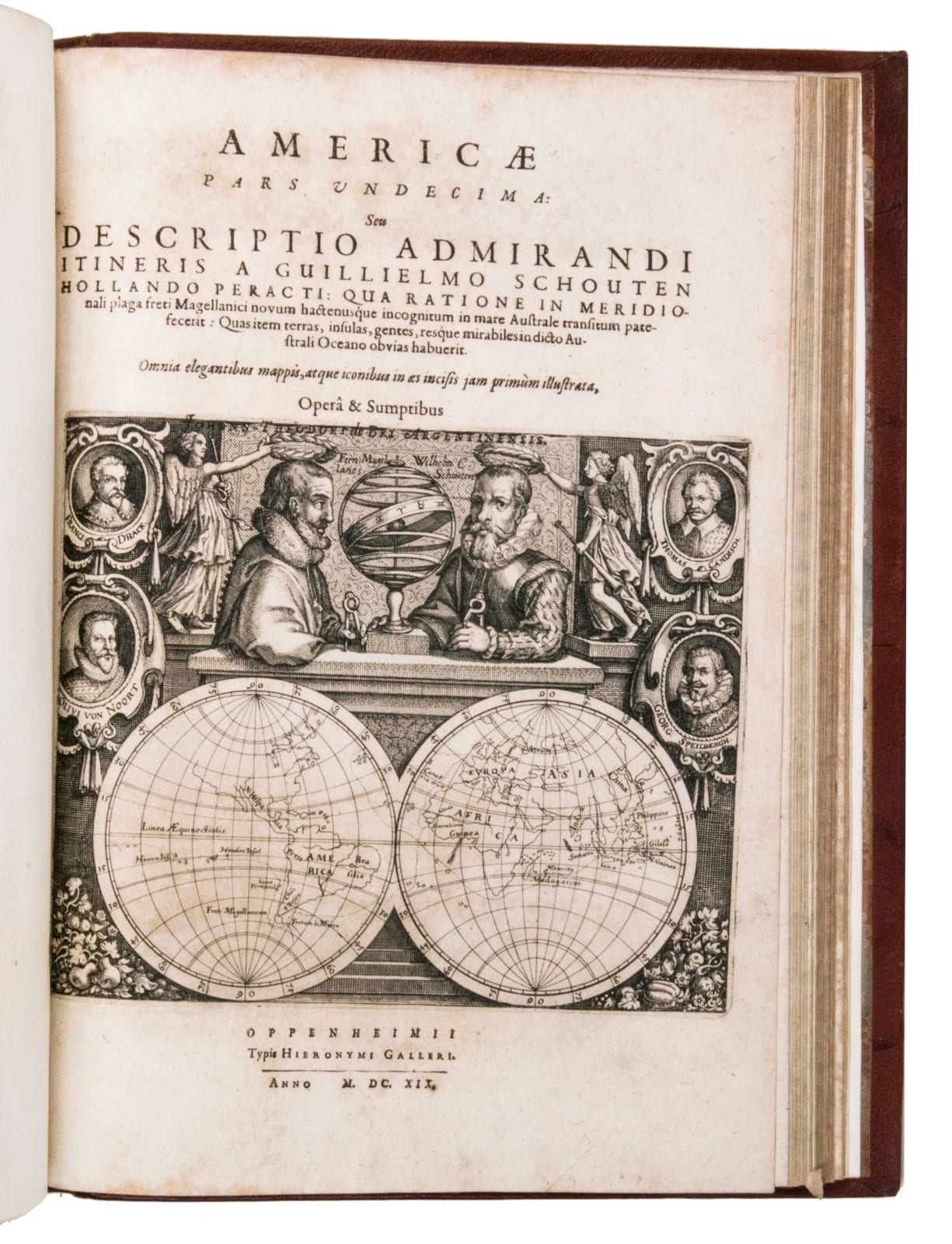 De Bry, Theodore, [The Great Voyages in Latin], 1590-1620. Frankfurt am Main and Oppenheim. Johann Wechel, Matthias Becker, Johann Feyrabend, Hieronymus Galle and Johannes Hofer.