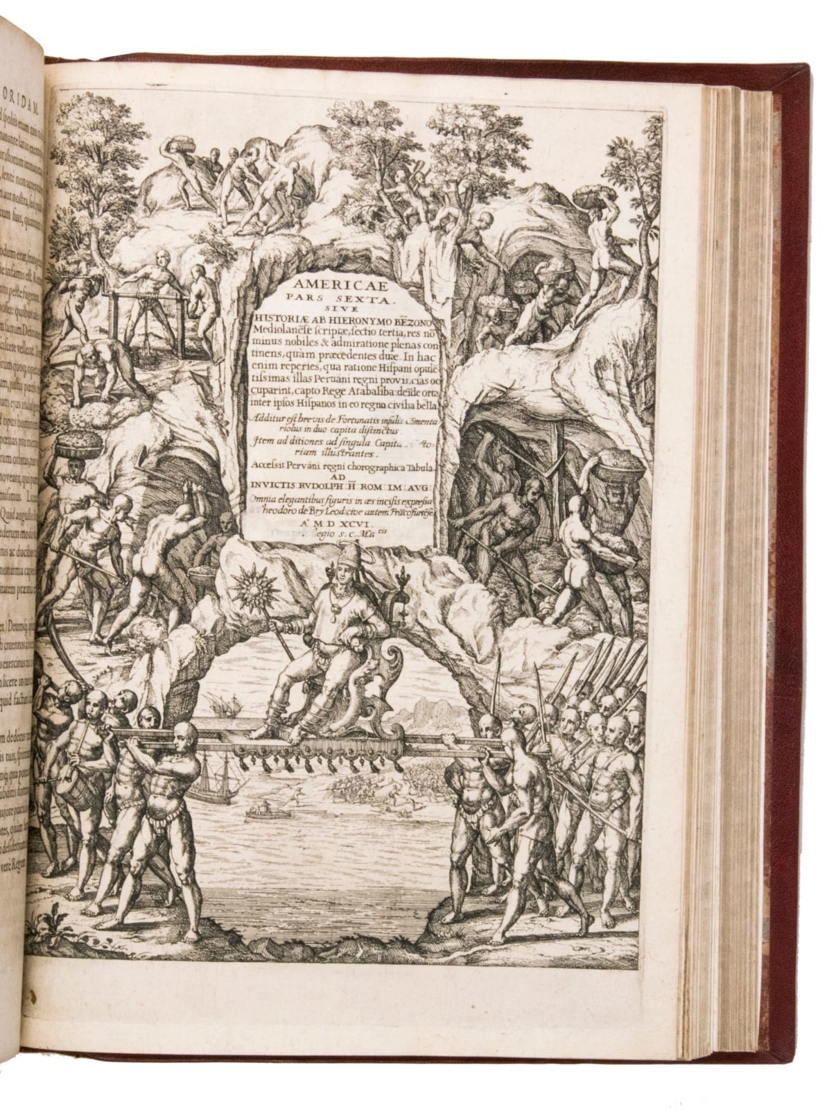 De Bry, Theodore, [The Great Voyages in Latin], 1590-1620. Frankfurt am Main and Oppenheim. Johann Wechel, Matthias Becker, Johann Feyrabend, Hieronymus Galle and Johannes Hofer.