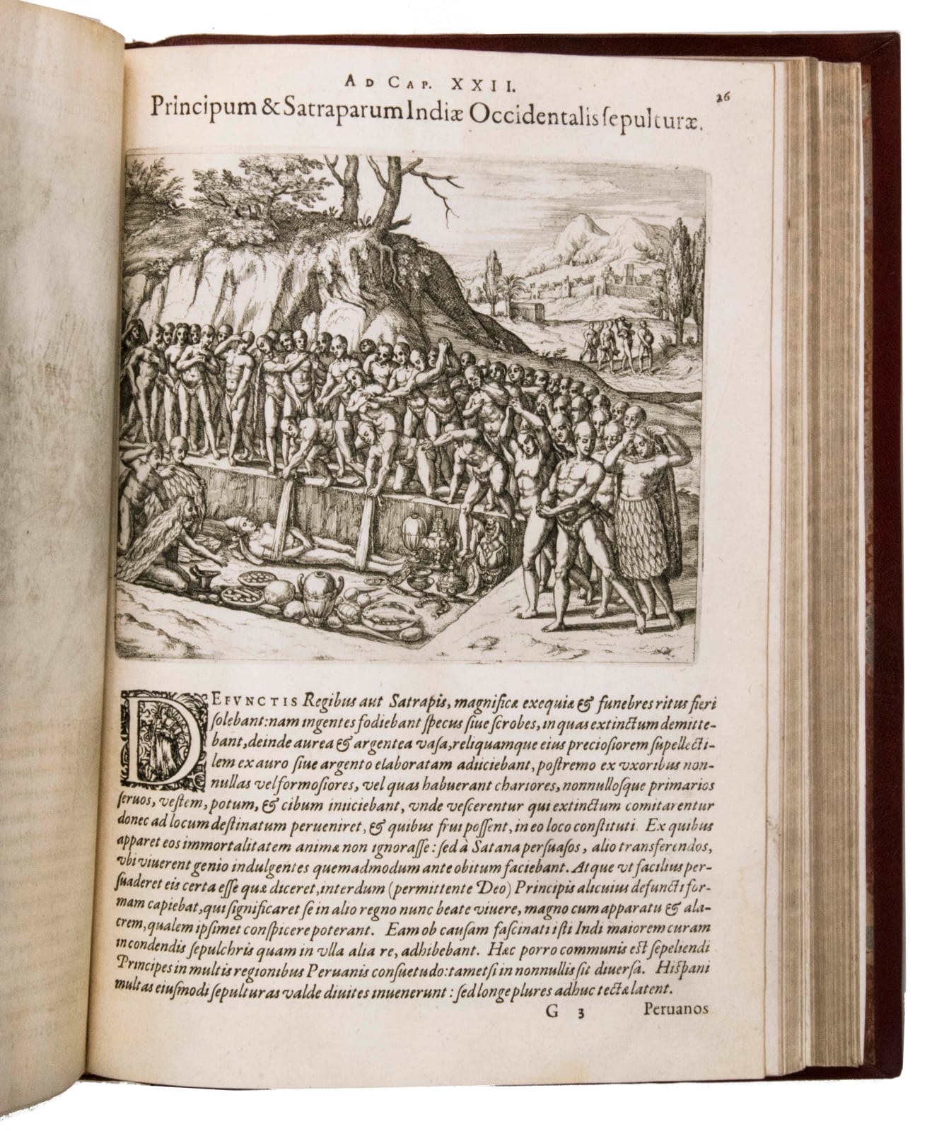 De Bry, Theodore, [The Great Voyages in Latin], 1590-1620. Frankfurt am Main and Oppenheim. Johann Wechel, Matthias Becker, Johann Feyrabend, Hieronymus Galle and Johannes Hofer.