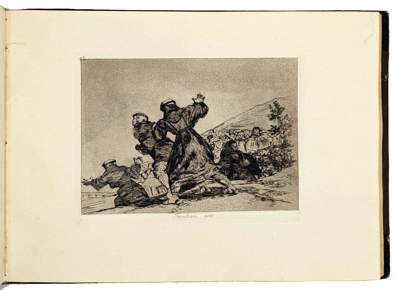 Goya y Lucientes, Francisco de, Los Desastres de la Guerra, 1863. Madrid. Real Academia de Nobles Artes de San Fernando.