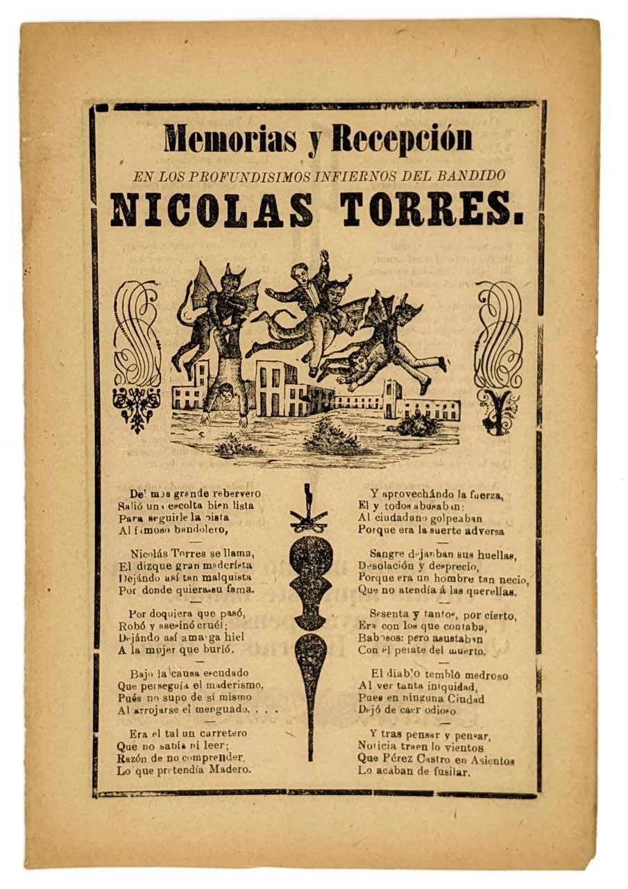 Posada Aguilar, Jose Guadalupe, [Collection of 87 interesting prints by Guadalupe Posada], [c.1890-1918]. [Mexico]. Antonio Venegas Arroyo.