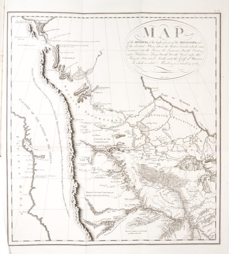 Collot, Georges Henri Victor, Voyage dans l'Amerique septentrionale, 1826. Paris.