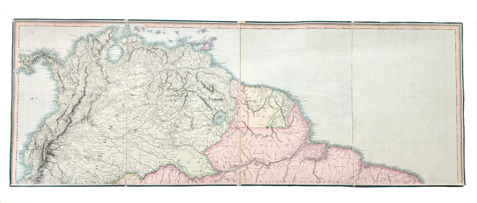 Rochette, Louis Stanislas D’Arcy de la, Colombia Prima or South America, In which it has been attempted to delineate the Extent of our Knowledge of that Continent William Faden Geographer to his Majesty and to His Royal Highness the Prince of Wales, London, 4th June 1807.