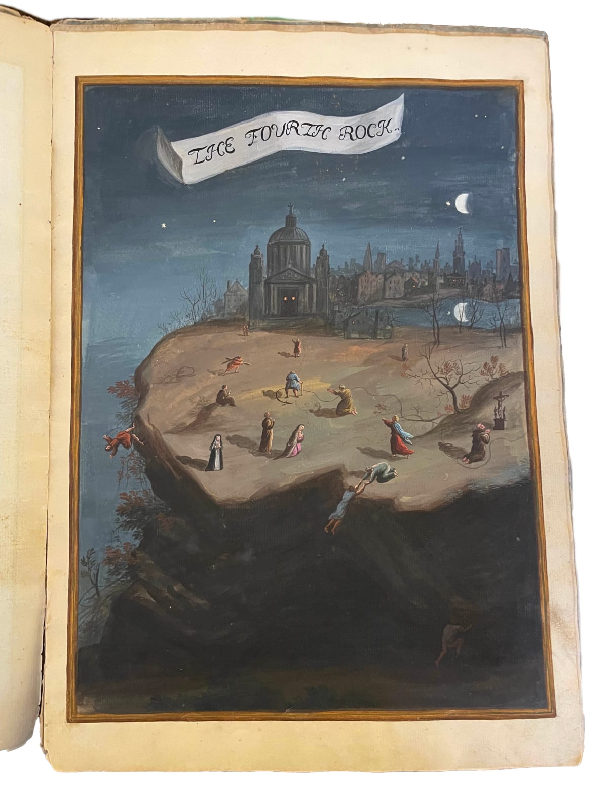 [Art] [English drawings] [Merswin, Rulman], A Representation of the Nine Rocks, S.a. [second half of the 18th century?]. [England].