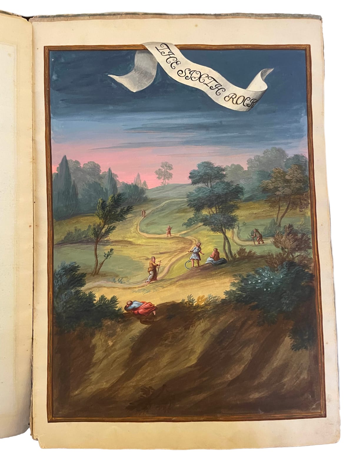 [Art] [English drawings] [Merswin, Rulman], A Representation of the Nine Rocks, S.a. [second half of the 18th century?]. [England].