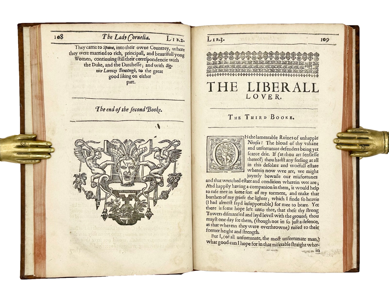 Cervantes de Saavedra, Miguel de, Exemplarie Novells; in Sixe Books, 1640. London. John Dawson for R.M., to be sold by Laurence Blaicklocke.
