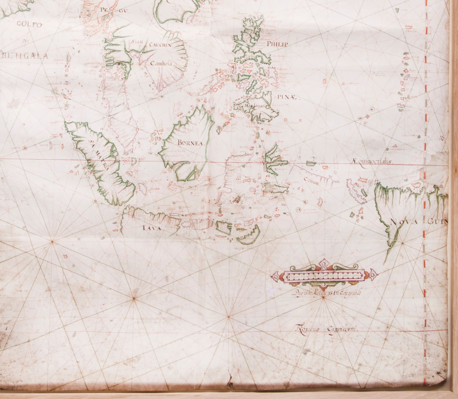 [Portolan chart] [Edam School or Doedsz, Cornelis (attributed to)], [De Indische noord], [ca. 1598-1600]. [The Netherlands].