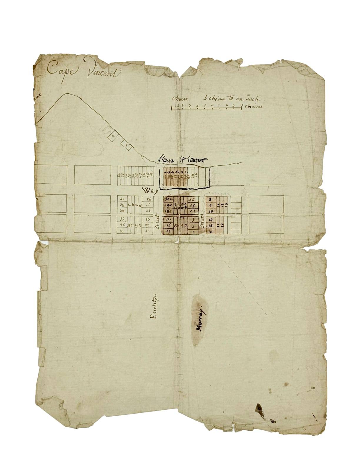 [New York – Jefferson County], An extensive archive of letters and documents on the creation and planning of Jefferson County, New York, Paris, etc., 1797–1877.