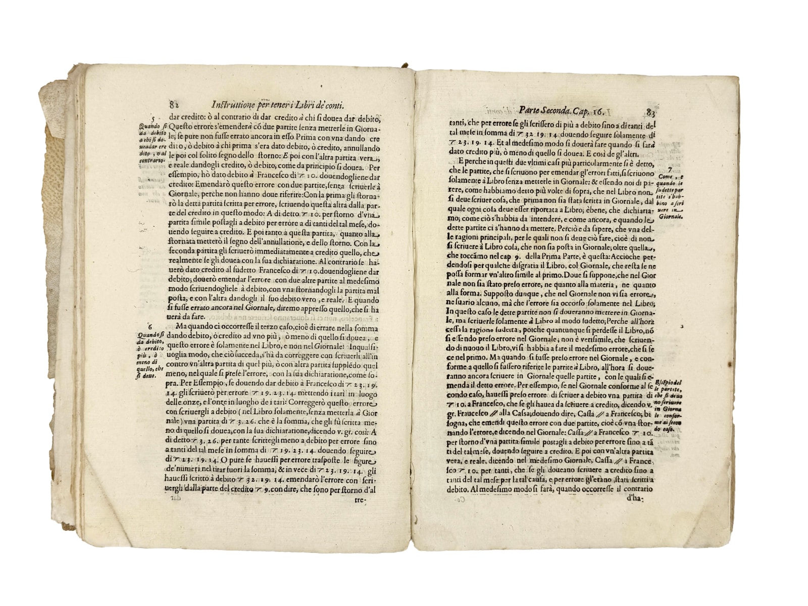 Flori, Ludovico, Trattato del modo di tenere il libro doppio domestico, Palermo: Decio Cirillo, 1636.