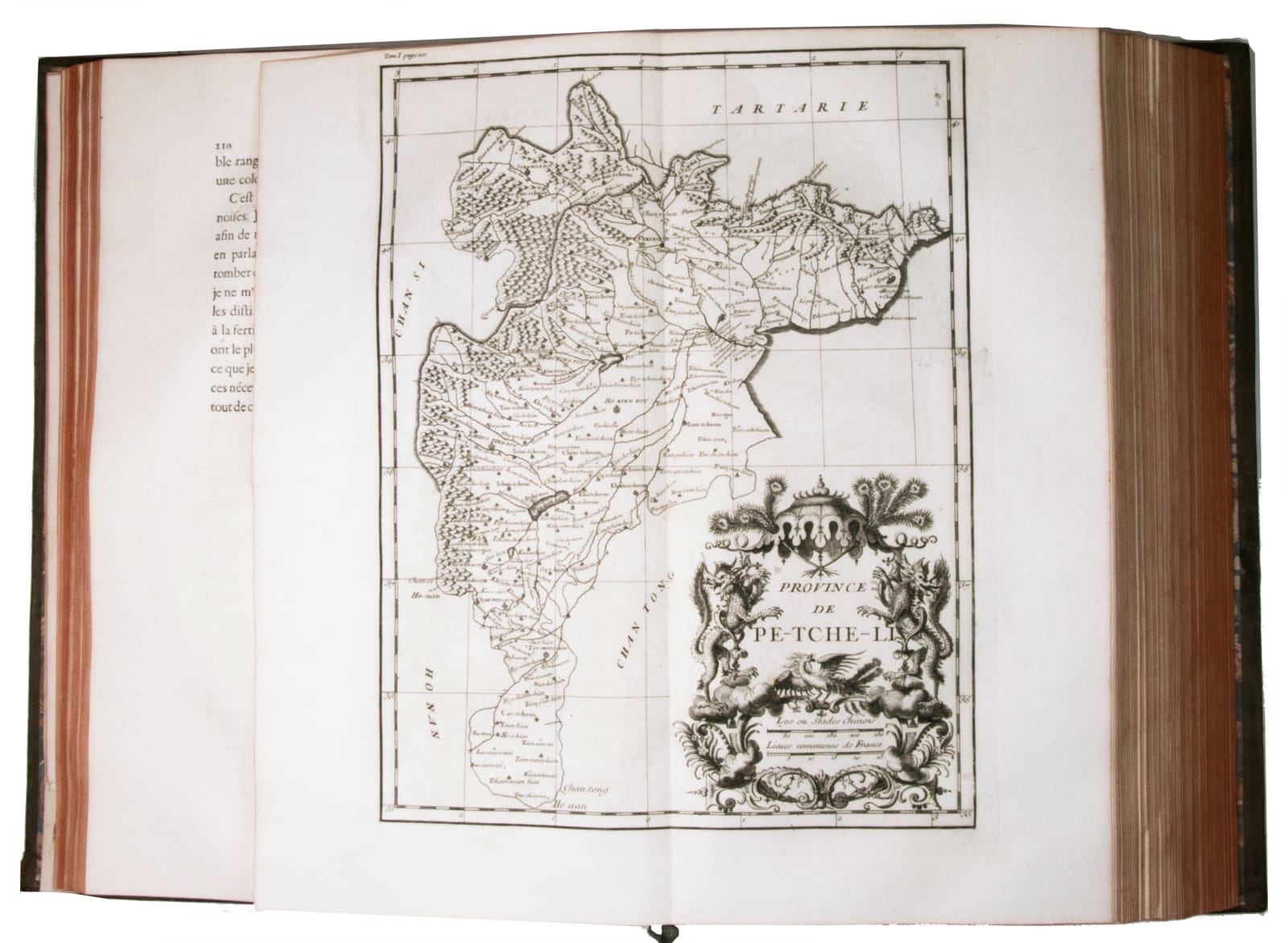 Halde, Jean-Baptiste du, Description géographique historique, chronologique, politique, et physique de l'Empire de la Chine et de la Tartarie Chinoise, enrichie des cartes générales et particulieres de ces pays, de la carte générale & des cartes particulieres du Thibet, & de la Corée, 1735. Paris. P.G. le Mercier.