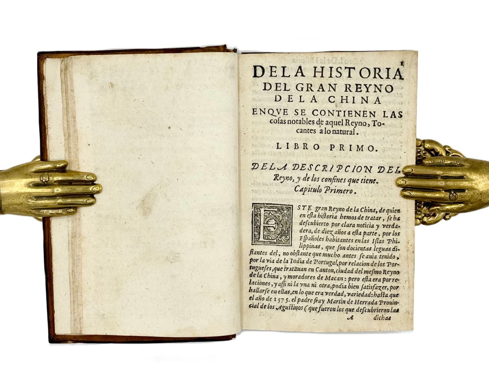 Gonzalez de Mendoza, Juan, Historia de las Cosas Mas Notables, Ritos y Costumbres, del gan Reyno dela China... con un Itinerario del nuevo Mundo, 1585. Rome. Vincentio Accolti.