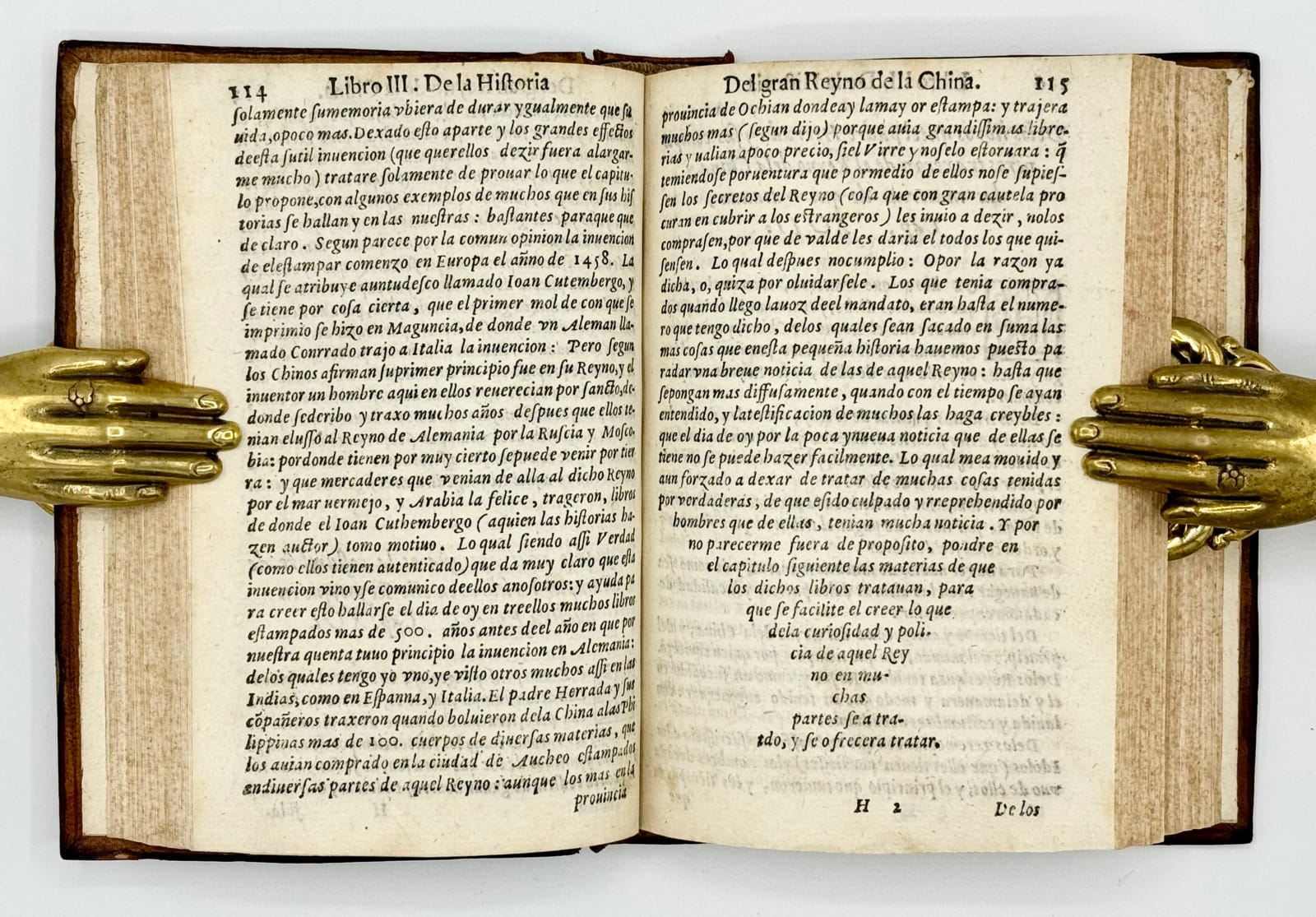 Gonzalez de Mendoza, Juan, Historia de las Cosas Mas Notables, Ritos y Costumbres, del gan Reyno dela China... con un Itinerario del nuevo Mundo, 1585. Rome. Vincentio Accolti.