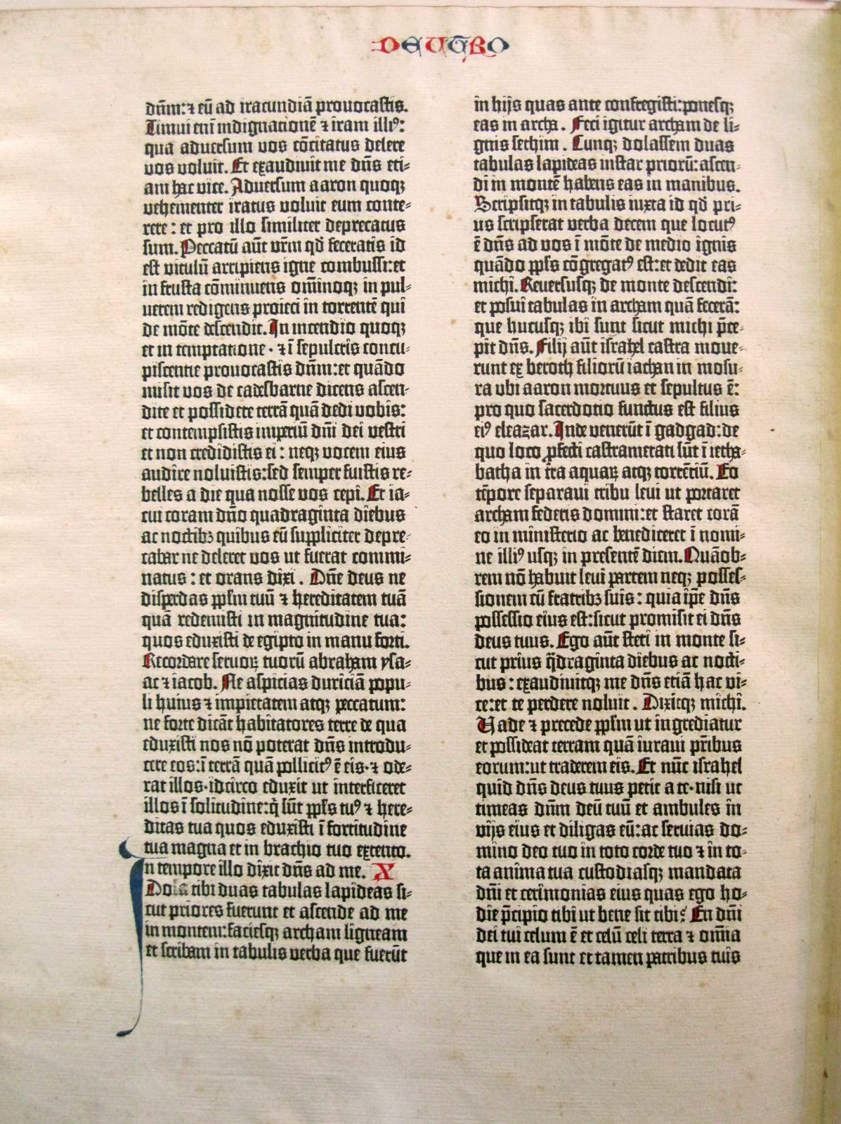 Gutenberg, Johann, [Biblia Latina], [ca. 1455]. [Mainz]. [Johann Gutenberg & Johann Fust].