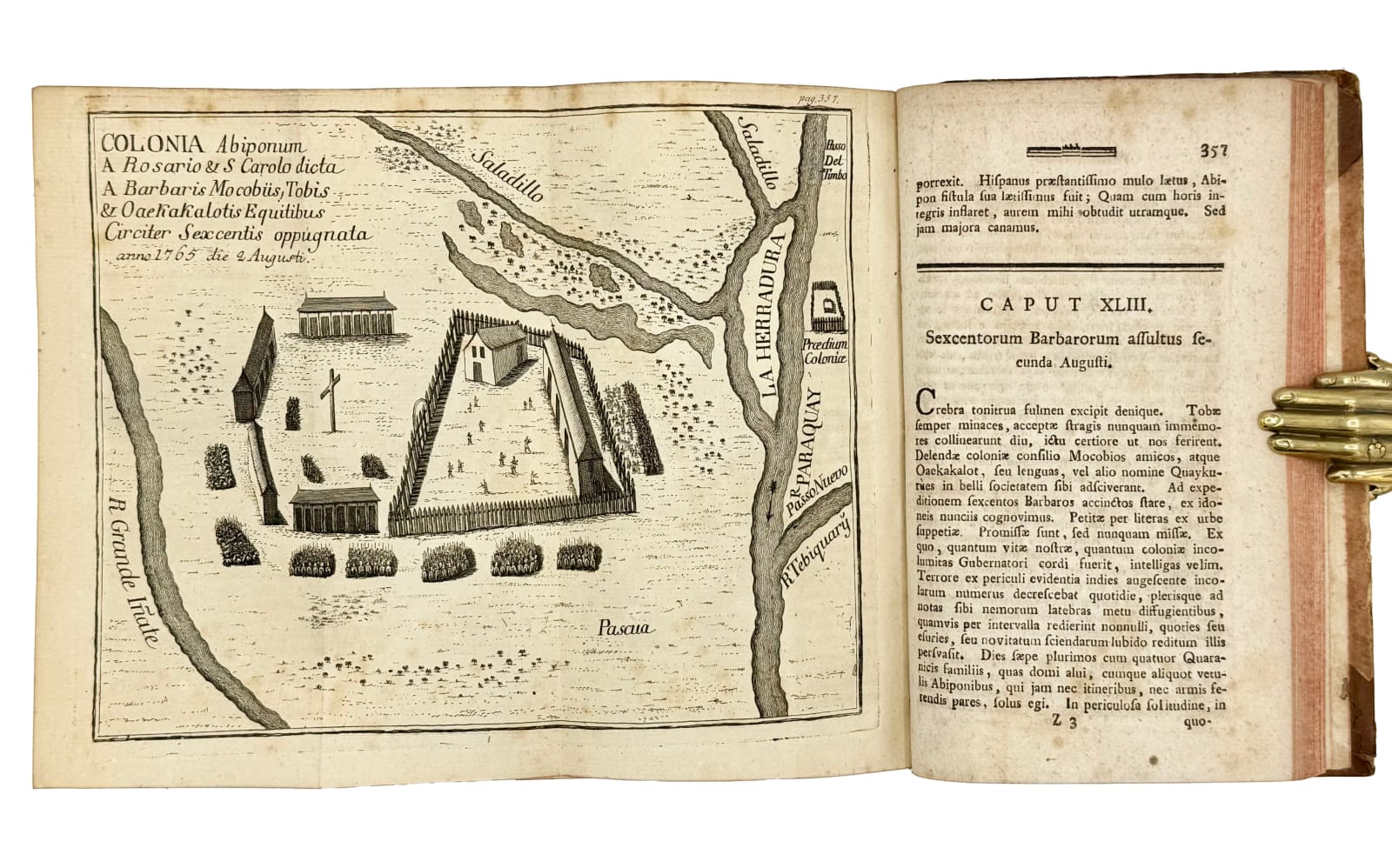 Dobrizhoffer, Martin, Historia de Abiponibus equestri bellicosaque Paraguariæ Natione locupletata Copiosis Barbararum Gentium, Urbium, fluminum, ferarum, amphibiorum, insectorum, 1784. Vienna. Joseph Nob. de Kurzbek.