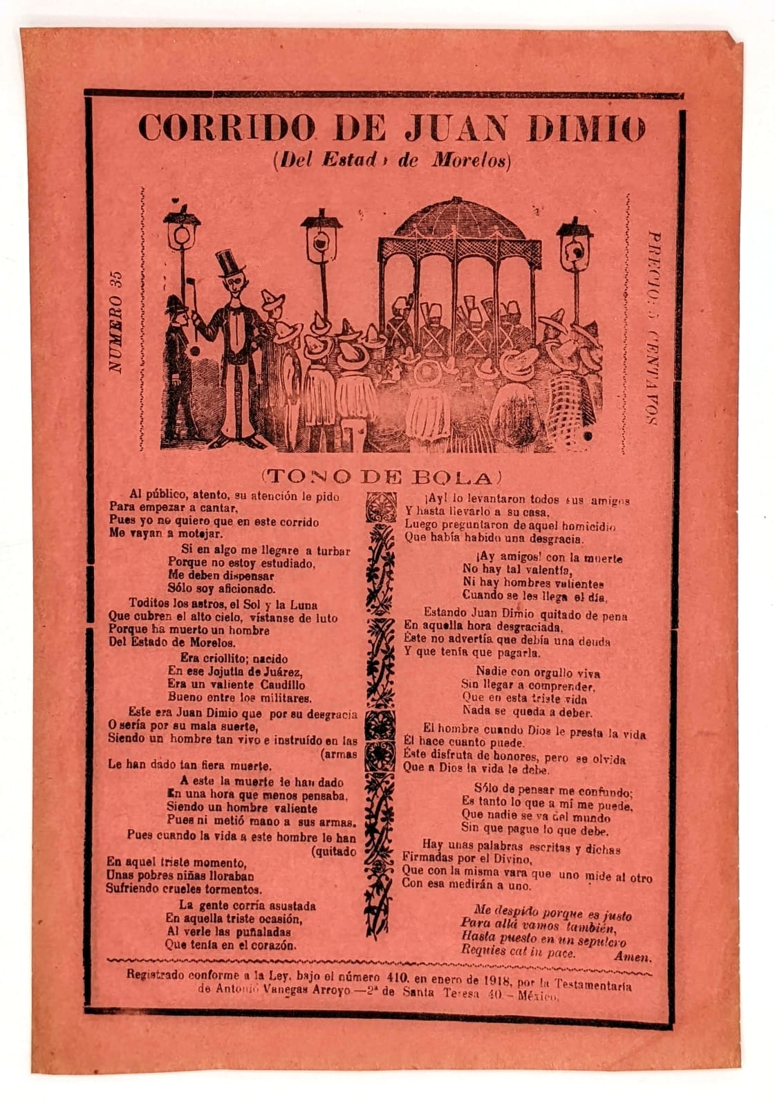 Posada Aguilar, Jose Guadalupe, [Collection of 87 interesting prints by Guadalupe Posada], [c.1890-1918]. [Mexico]. Antonio Venegas Arroyo.