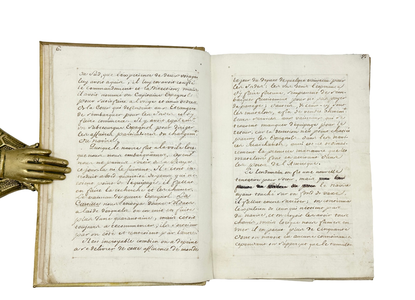 Quesnel, Jean, Relation d’un voyage à l’Amérique Méridionale fait pendant les années 1759, 1760, 1761, 1762, 1763, et 1764 par Jean Quesnel et redigée au Port Ste. Marie [i.e., Puerto de Santa Maria, Andalusia] l’année 1765, 1765. [Puerto de Santa Maria, Andalusia].