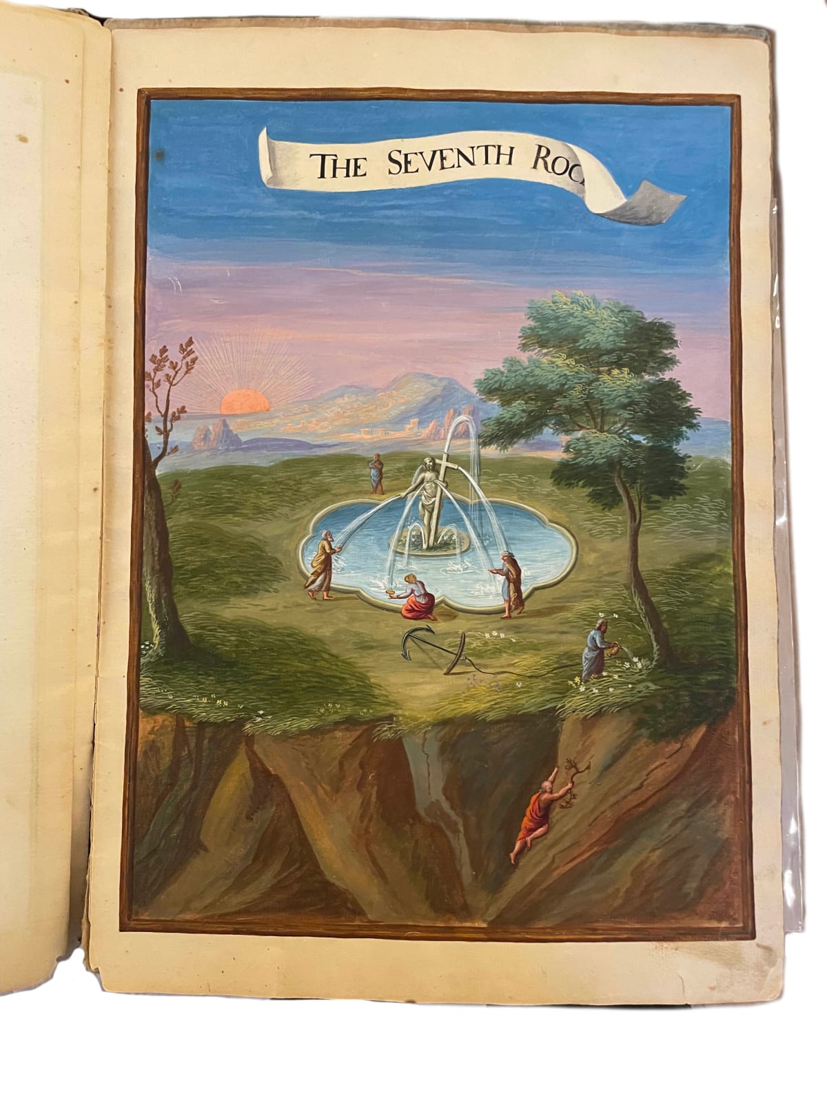 [Art] [English drawings] [Merswin, Rulman], A Representation of the Nine Rocks, S.a. [second half of the 18th century?]. [England].