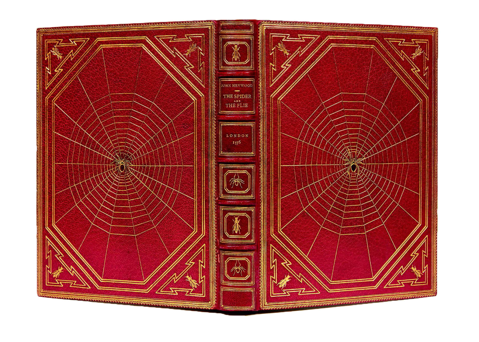 Heywood, John (1497? - 1578?), The Spider and the Flie. A parable of the Spider and the Flie, 1556. London. Flete Streete by Thomas Povvell.