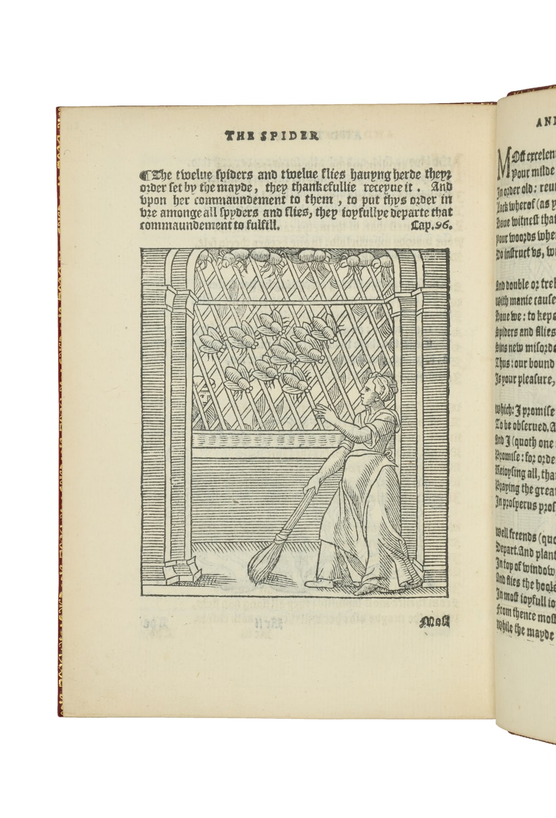 Heywood, John (1497? - 1578?), The Spider and the Flie. A parable of the Spider and the Flie, 1556. London. Flete Streete by Thomas Povvell.