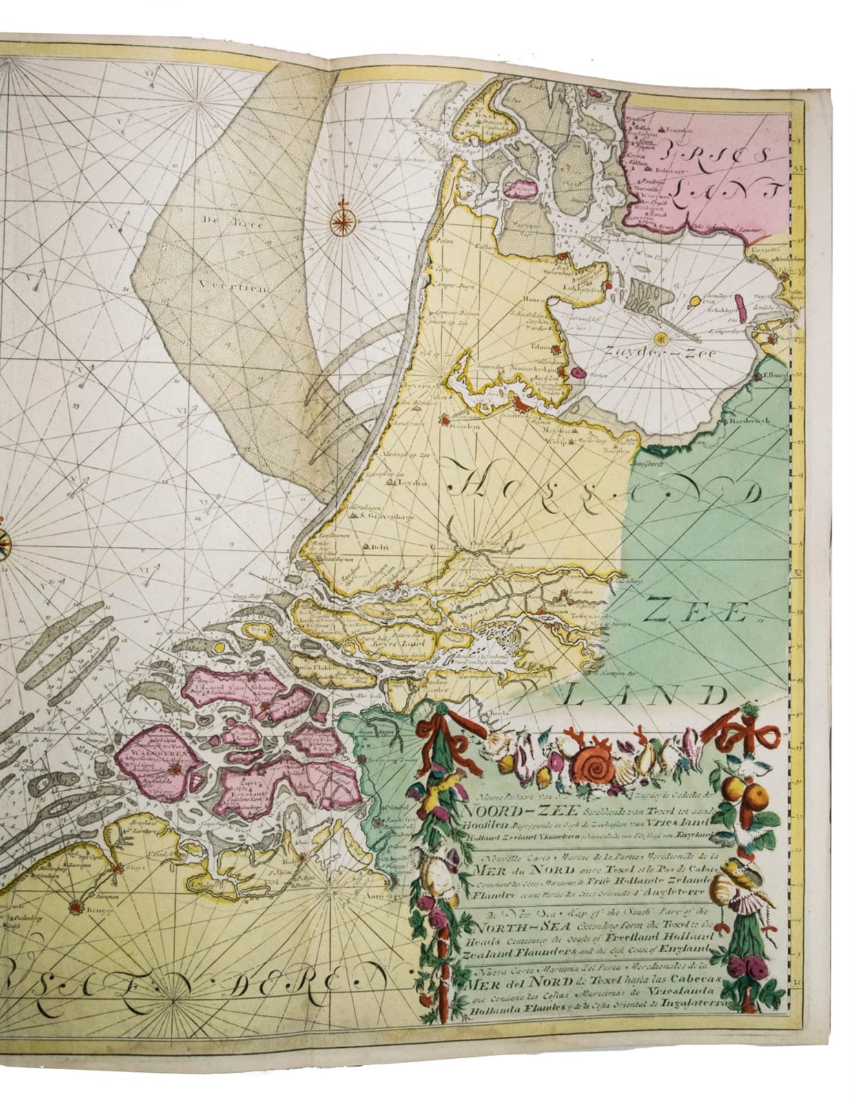 [Keulen, Gerard and Johannes van, and others], [Composite sea atlas containing 56 detailed charts including 3 manuscript charts], Amsterdam, [Johannes van Keulen and others, 1700-1753, engraved title page dated 1734].