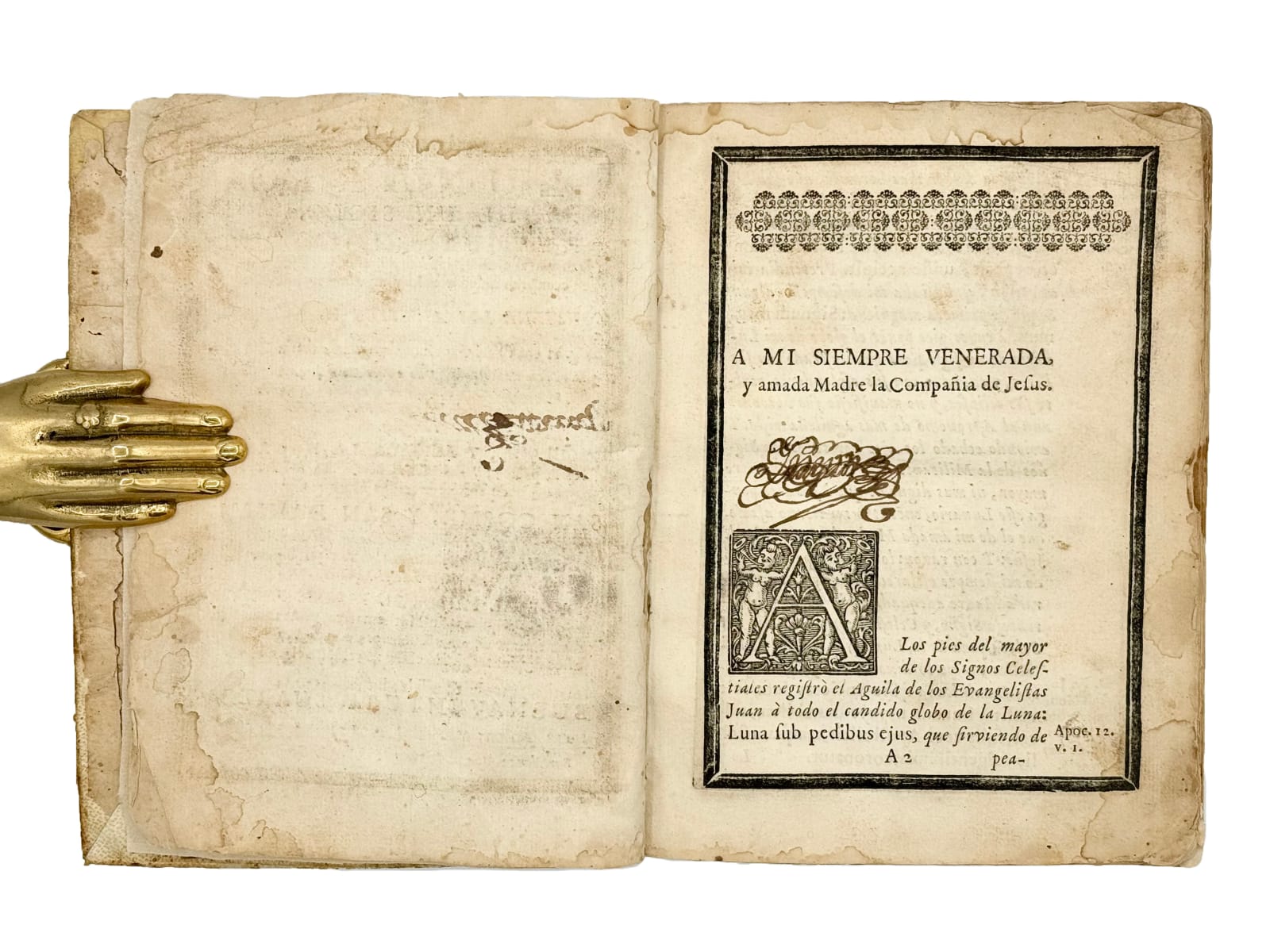 Suarez, Buenaventura, Lunario de un siglo, Que comenzava en su original por Enero del año de 1740, y acaba en Diciembre del año de 1841. En que se compreheden ciento y un año cumplidos. Contiene los aspectos principales de Sol, y Luna, esto es las Conjunciones, Oposiciones, y Quartos de la Luna con el Sol, según sus movimientos verdaderos; y la noticias de los Eclipses de ambos Luminares, que serán visibles por todo el Siglo en estas Missiones de la Compañía de Jesús en la Provincia del Paraguay. Regulada, y aligada la hora de los aspectos y eclipses al Meridiano del Pueblo de los esclarecidos Martyres San Cosme, y San Damian, N.d. [1752]. Barcelona. Pablo Nadal.