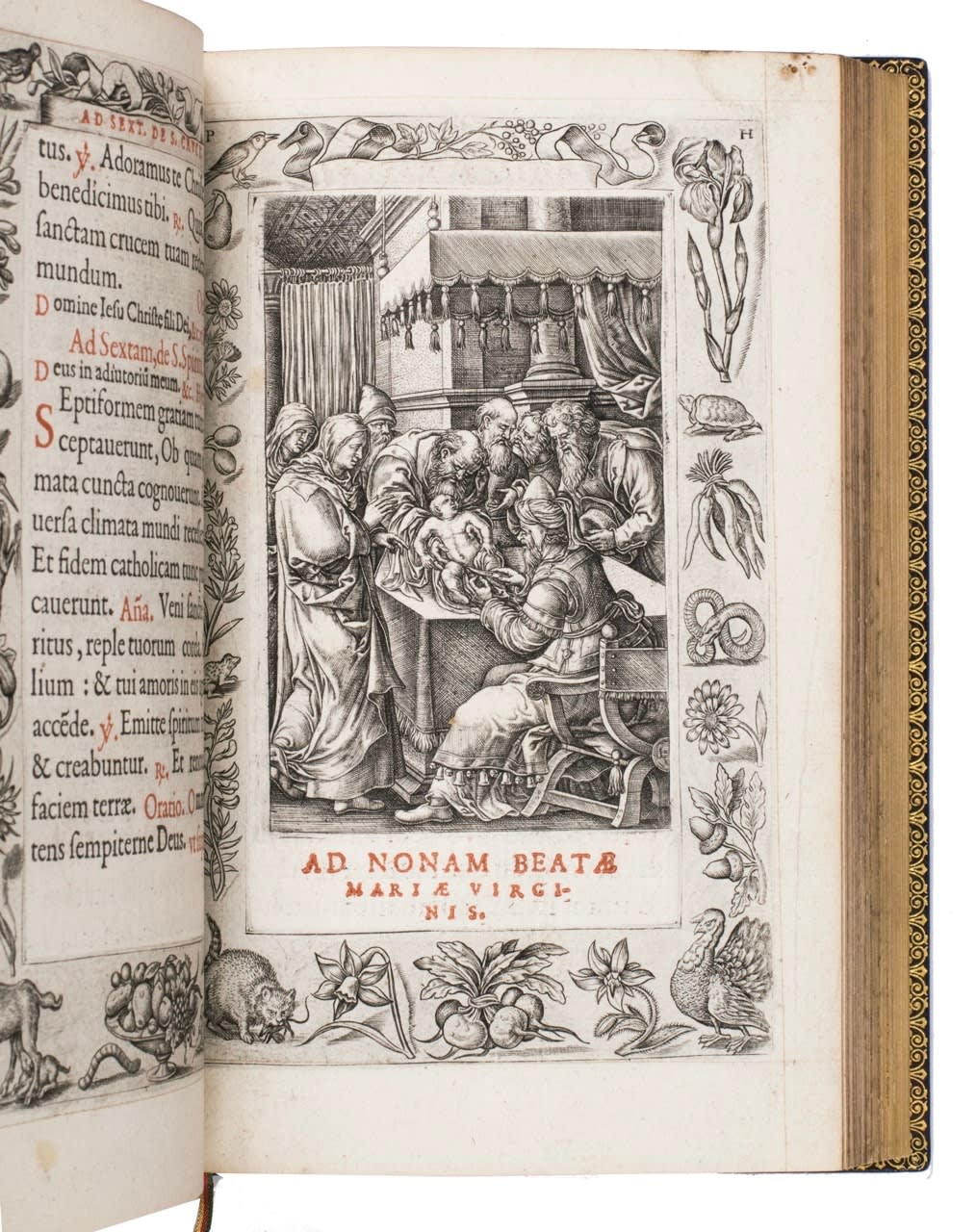 [Book of Hours, Use of Rome], Horae beatissimae Virginis Mariae, ad usum Romanum repurgatissima, 1570. Antwerp. Christopher Plantin.