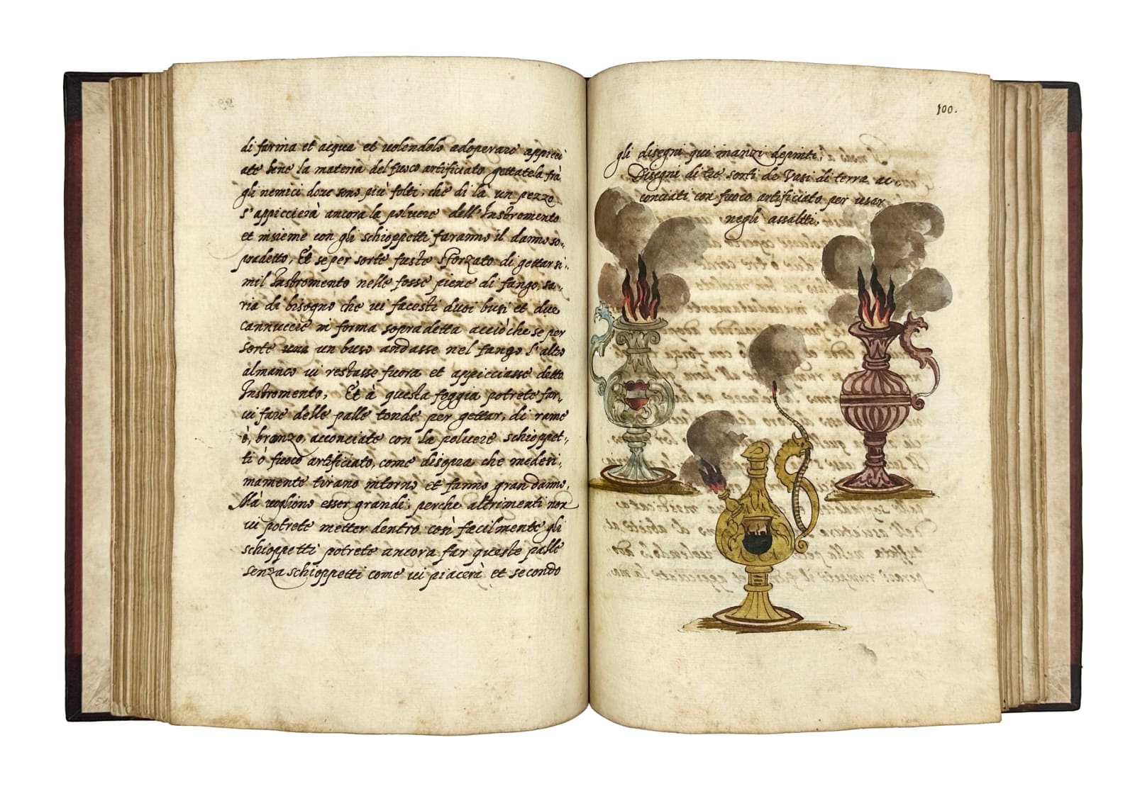 [Italian military manuscript], Libro utillissimo et molto necessario di varii secreti importantissimi per l'essercitio di guerra, come appare nela seguente indice, Italy, before 1581.