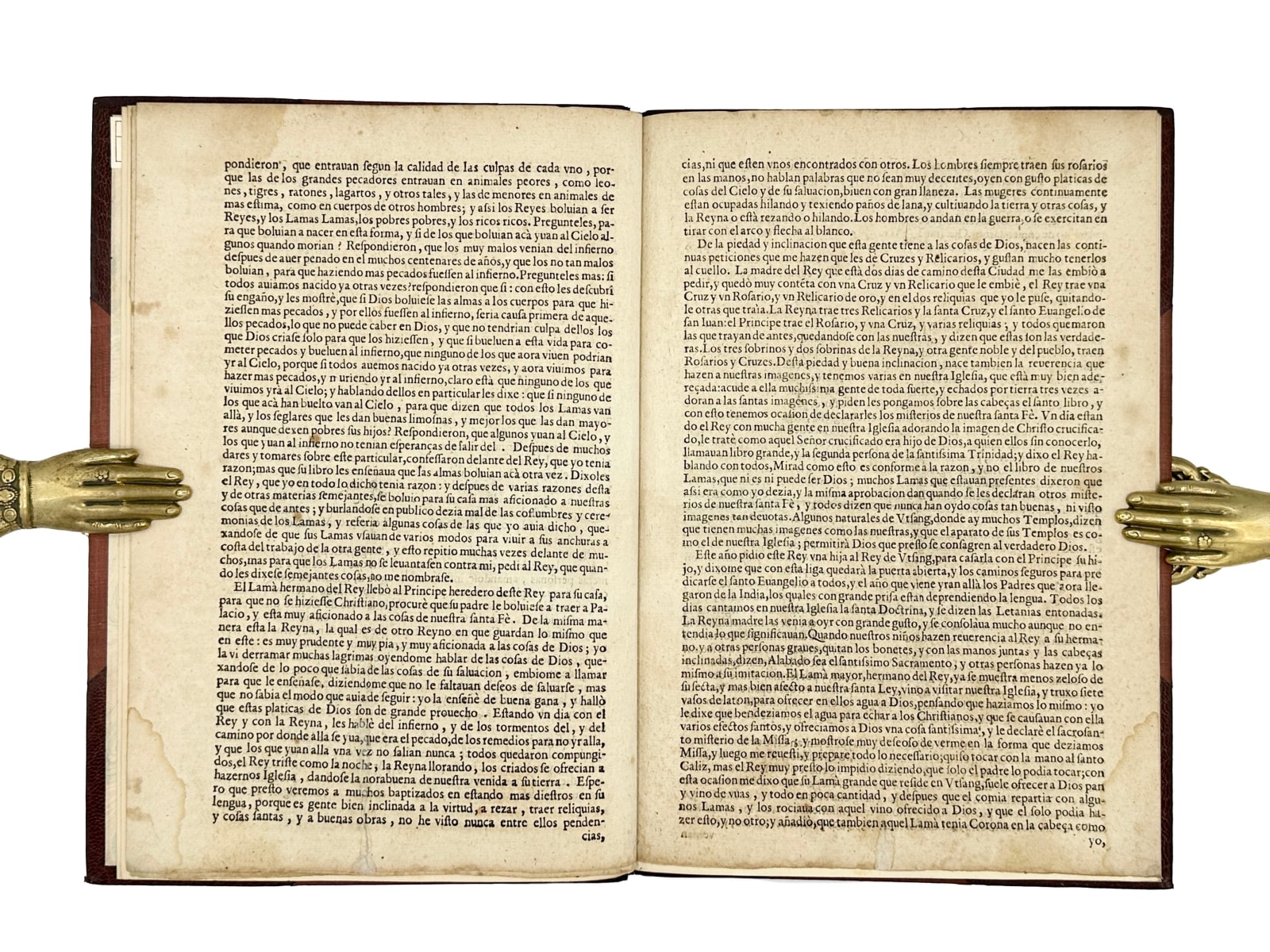 Andrade, Antonio de, Segunda Carta. Prosigue el descubrimiento del gran Catayo, o Reynos de gran Thibet, por el Padre Antonio de Andrada, de la Compania de Jesus, Portugues, escrita a su General, y embiada del Virrey de la India a su Magestad en este ano de 1627, 1628. Segovia. Diego Flamenco.