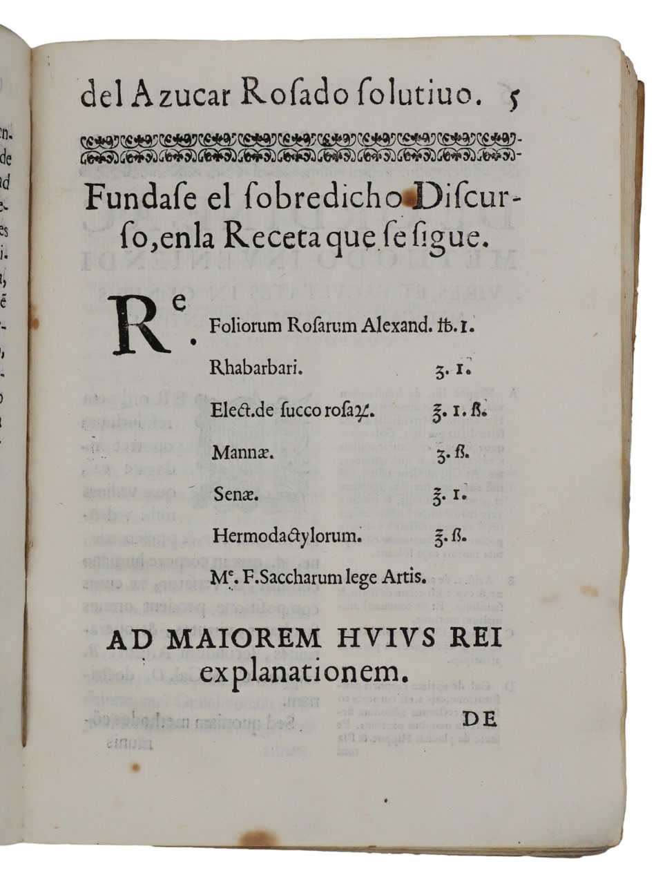 Ruiz Zapata, Francisco, Discurso sobre la composición del azúcar solutivo, 1625. Zaragoza. Pedro Verges.